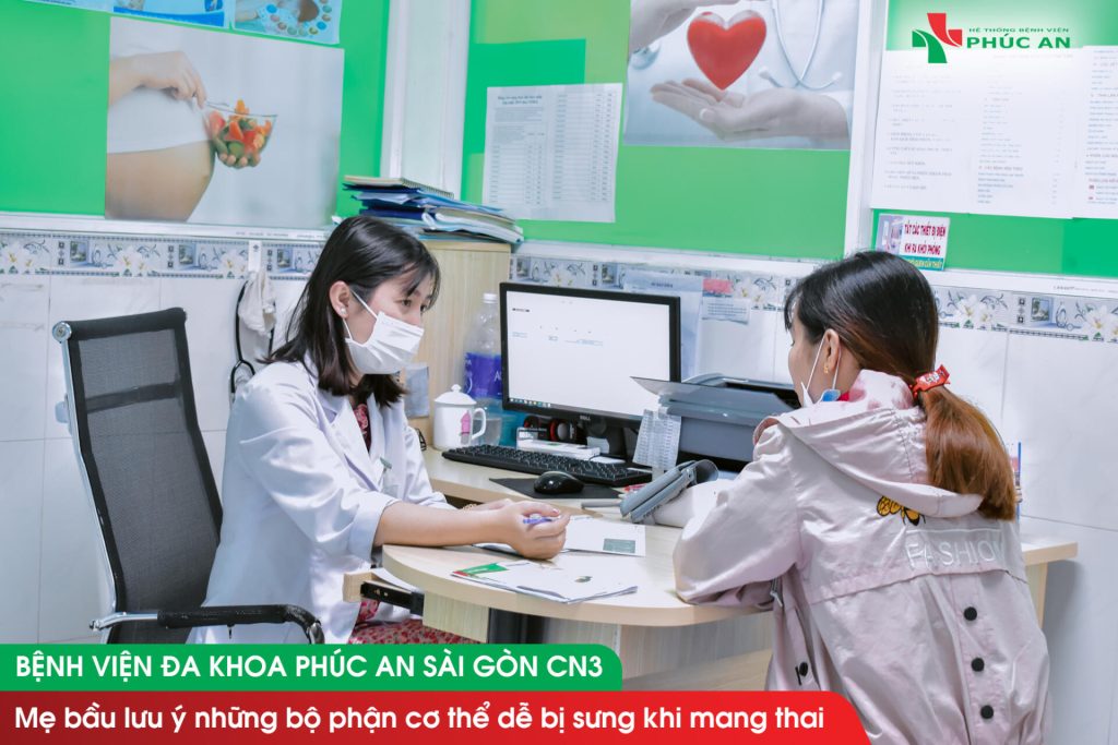 Mẹ bầu lưu ý những bộ phận cơ thể dễ bị sưng khi mang thai