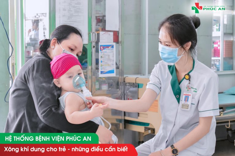 Xông khí dung cho trẻ – những điều cần biết