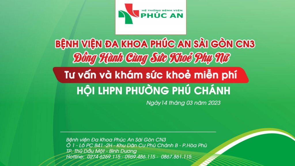 Bệnh viện Đa Khoa Phúc An thực hiện khám sức khoẻ Hội LHPN Phường Phú Chánh