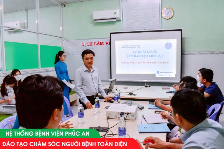 ĐÀO TẠO CHĂM SÓC NGƯỜI BỆNH TOÀN DIỆN TẠI HỆ THỐNG BỆNH VIỆN PHÚC AN