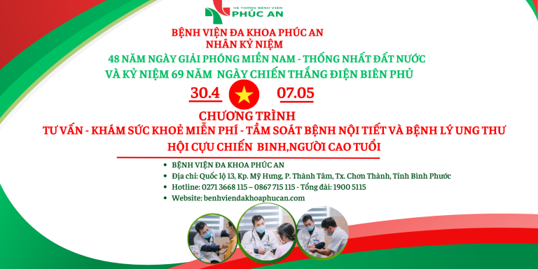 Bệnh viện Đa Khoa Phúc An thực hiện chương trình tư vấn khám sức khoẻ miễn phí Hội cựu chiến binh ,người cao tuổi tại Thị xã Chơn Thành