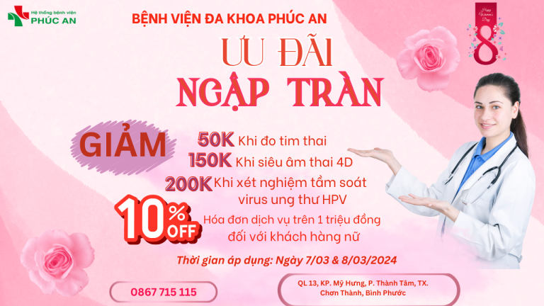 Mừng 8/3 – Ưu Đãi Ngập Tràn