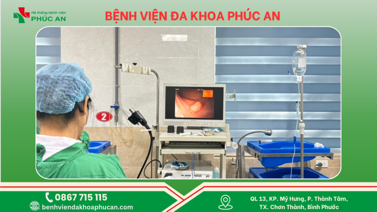 Nội Soi Can Thiệp Cắt Polyp Đại Tràng Tại BVĐK Phúc An