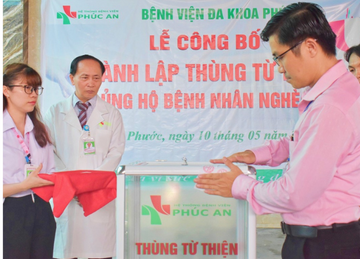 Lễ Công Bố Thành Lập Thùng Từ Thiện Ủng Hộ Bệnh Nhân Nghèo