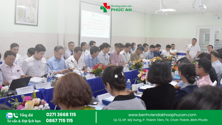 ĐOÀN CÔNG TÁC BỘ Y TẾ THẨM ĐỊNH BỔ SUNG DANH MỤC KĨ THUẬT TẠI BVĐK PHÚC AN