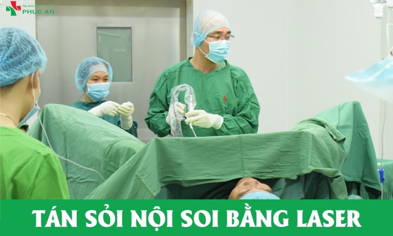 BVĐK PHÚC AN THỰC HIỆN TÁN SỎI NỘI SOI BẰNG LASER VỀ NGAY TRONG NGÀY