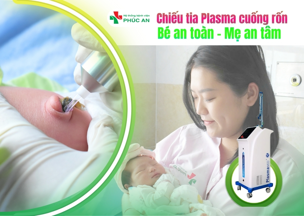 CHIẾU TIA PLASMA XÓA TAN NỖI LO NHIỄM TRÙNG RỐN SƠ SINH