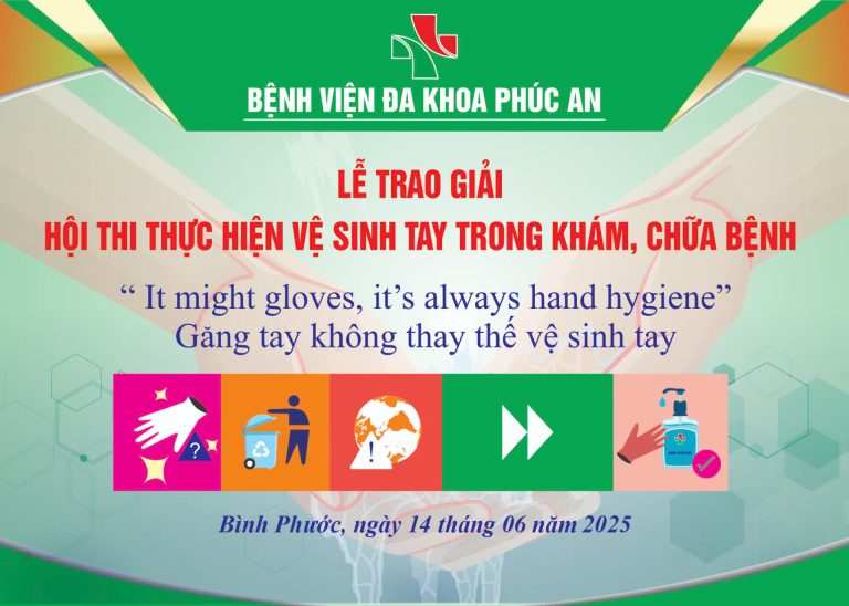 BVĐK PHÚC AN TRAO GIẢI “HỘI THI THỰC HIỆN TUÂN THỦ 5 THỜI ĐIỂM VỆ SINH TAY”