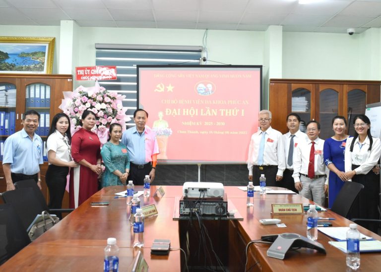 CHI BỘ BVĐK PHÚC AN TỔ CHỨC THÀNH CÔNG ĐẠI HỘI CHI BỘ LẦN THỨ I ( NHIỆM KỲ 2025 – 2030 )