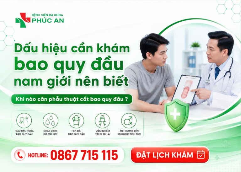 DẤU HIỆU CẦN KHÁM BAO QUY ĐẦU NAM GIỚI NÊN BIẾT