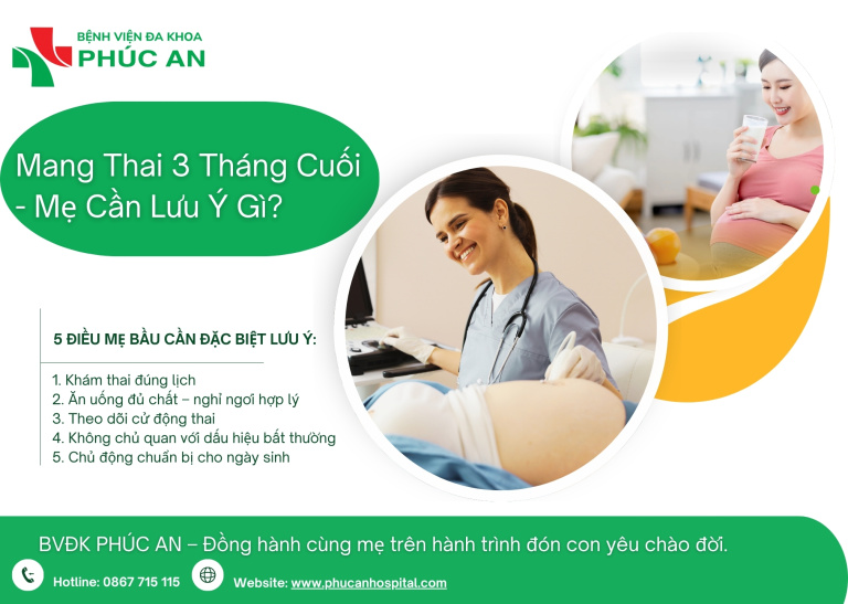 MANG THAI 3 THÁNG CUỐI – MẸ CẦN LƯU Ý GÌ?