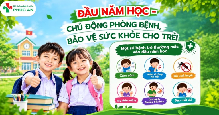 ĐẦU NĂM HỌC – CHỦ ĐỘNG PHÒNG BỆNH, BẢO VỆ SỨC KHỎE CHO TRẺ!